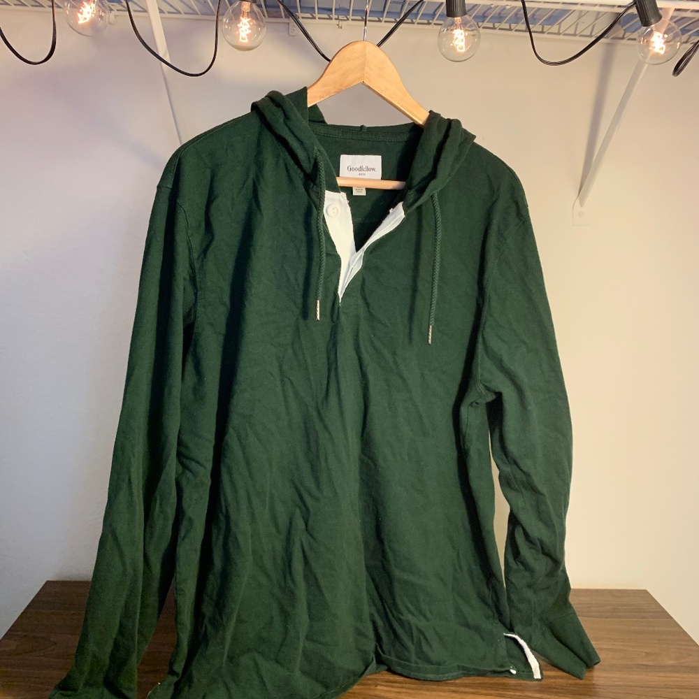 Goodfellow and Co Henley Light Sweatshirt